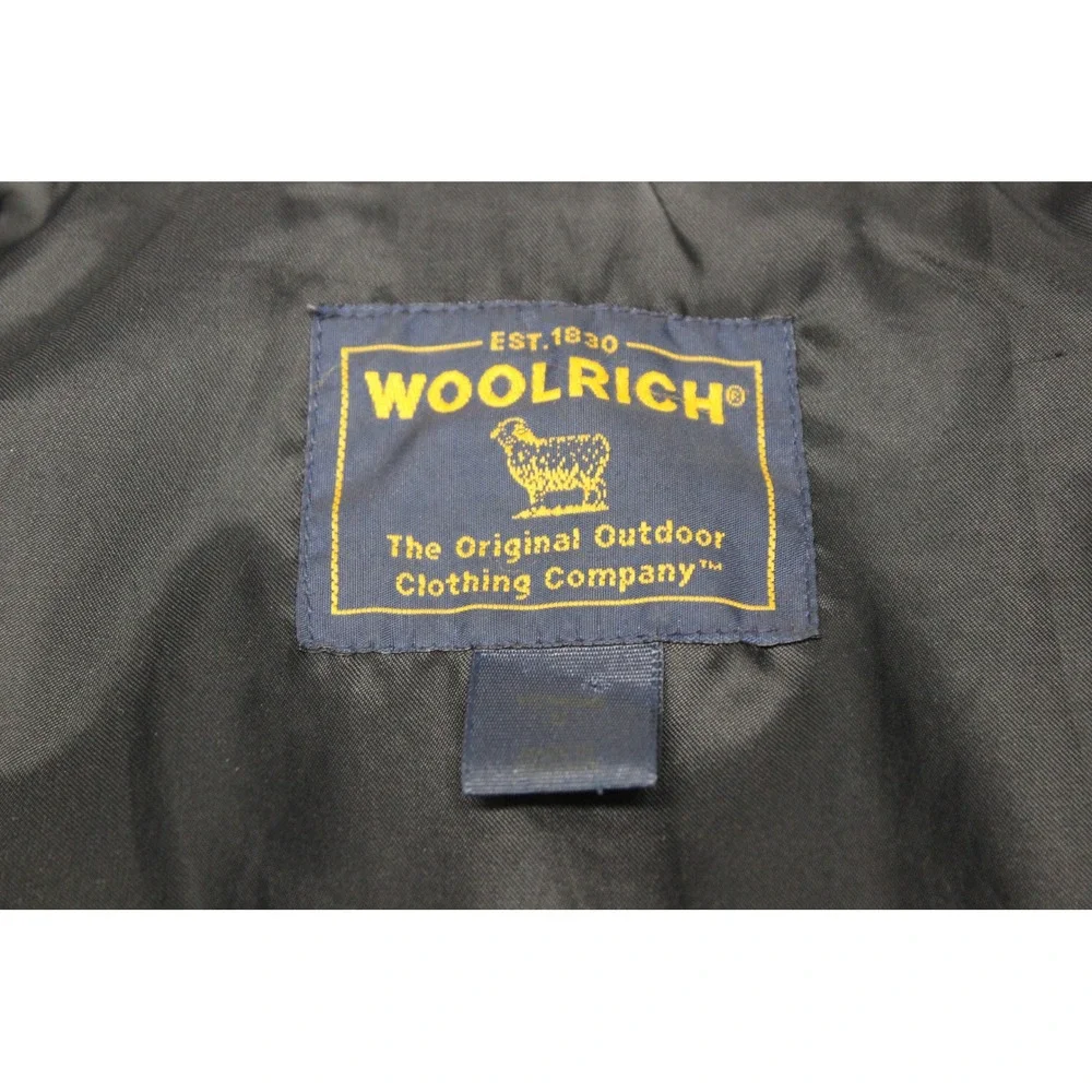 Woolrich‎ Vintage Style Wool Jacket Women's Small Charcoal Gray Full Zip Classic